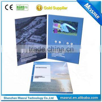 4.3 inch LCD video brochure from big manufacturer