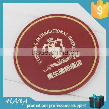 Customized Shape Rubber Cup Coaster Pvc Table Mat