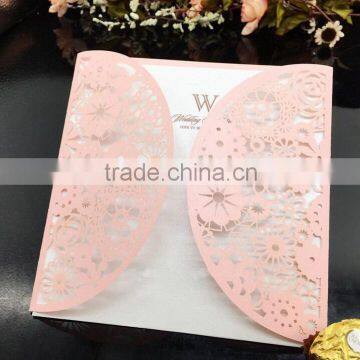 Unique Inexpensive Laseer Cut Wedding Invitation Cards photo-3