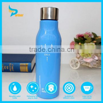 portable bpa free fancy 500ml high quality plastic water bottle with string