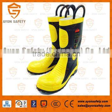 Firefighting Fireman Boots/mining Safety Boots/Steel-toe Rubber Boots-Ayonsafety photo-3