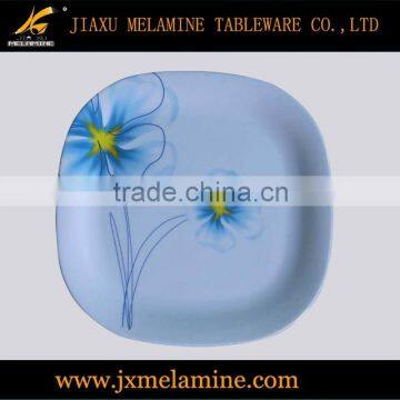 square melamine ware plate for promotion