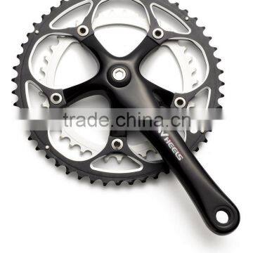 XA211CNC alloy bicycle crank&chainwheel alloy crank170mm and alloy chainring 39T/53T for racing bike