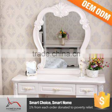 Bedroom Furniture Mirror Wooden Dressing Cabinet