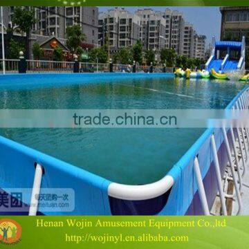 inflatable square swimming pool/metal frame swimming pool