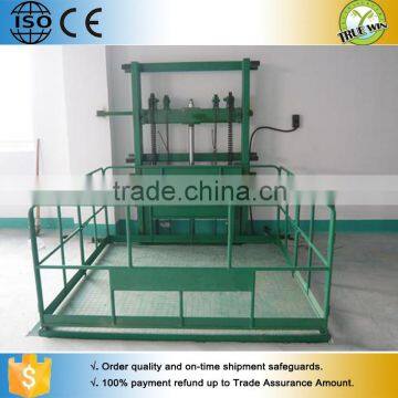 STAIR lift material guide rail roller wheel hydraulic lifting platform