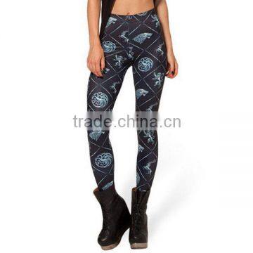 Deer leopard head geometry sexy leggings,sublimation printed legging