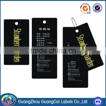 High quality self-adhesive cloth tag label