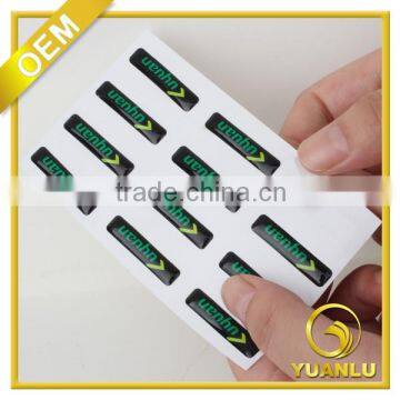 Custom Clear Flexible Epoxy Resin Doming Sticker