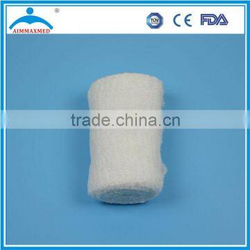 100% cotton absorbent fluff confirming gauze bandages in wounding dressing