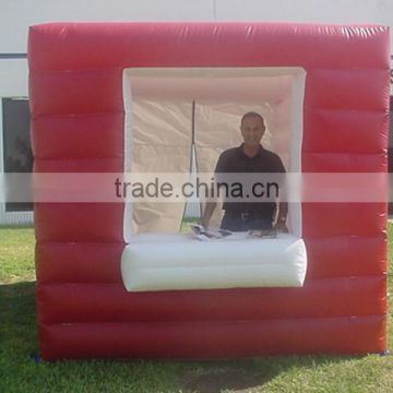 size color customized inflatable ticket booth