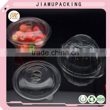 Plastic disposable and recyclable snack food bowl