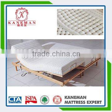 Luxury comfortable 100% natural 7-zone latex mattress