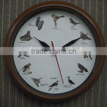 Cason Plastic Bird Wall Clock
