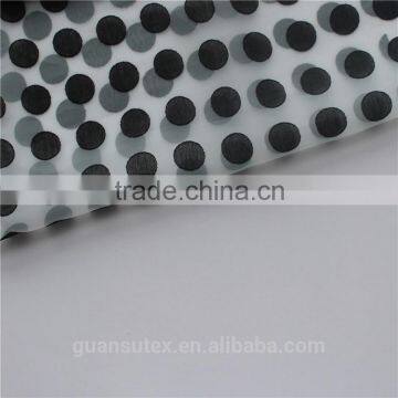 Latest Style Organza Burn Out Lace Fabric, Dot Design Lace Fabric for Women Fashion Dress