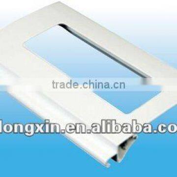 silver anodizing punching aluminum roller door profile