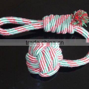 Throw Pet Rope toy with Knotted Ball