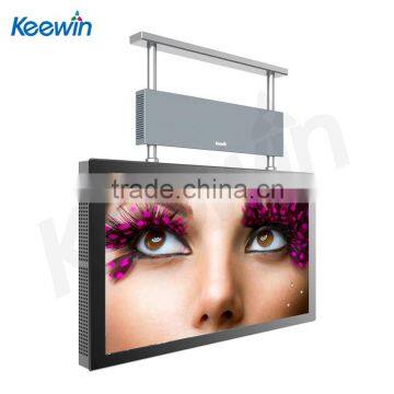 32inch High brightness(front side 2500nits back side 700nits) double sided integrated lcd screen for storefront