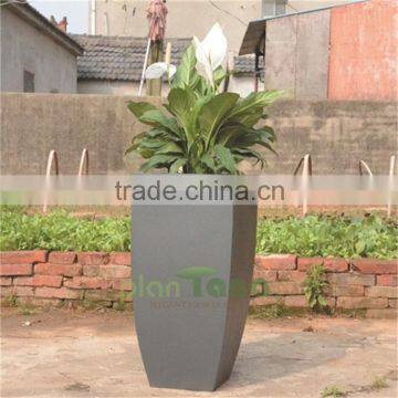 durable curve line matt grey fiberglass urn