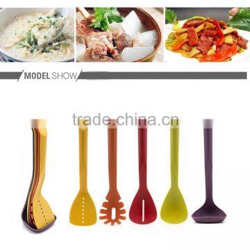 5PCS Colorful Mini Nylon Kitchen Ware Set Plastic Cookware Sets NL45 photo-2