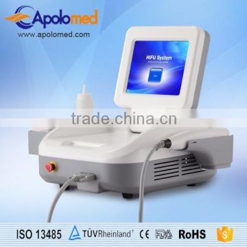 4MHZ high intensity focus ultrasound facial treatment beauty machine