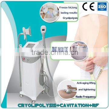 freezing cryo laser 40khz cavitation and multipo RF for slimming/fat lose and weight lose