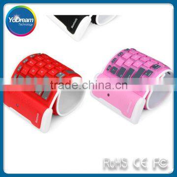 Silicone Rubber Waterproof Flexible Foldable Keyboard For PC IOS IPad Android Teclado Inalambrico Tastiera photo-5