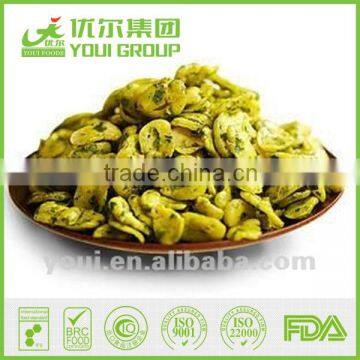 Bulk Packing Fried Broad Bean Snacks Seaweed Flavor Broad Bean Chips