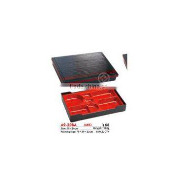 A9-210 Golden Plastic Bento Box With 7 Compartments photo-2