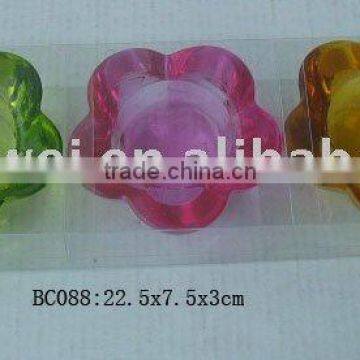 glass candle holder