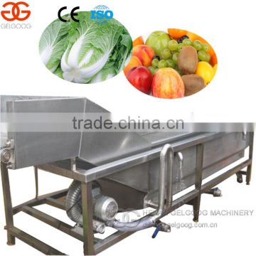 Bubble type Vegetable and fruit washing machine for sale