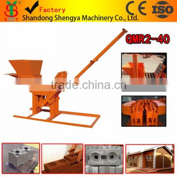 Hot-selling product in Nigeria small scale manual clay brick making machine,interlocking brick machine