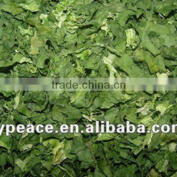 A grade dehydrated spinach flakes/granules