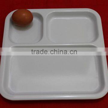 Malaysia Made Melamine Three Compartment Food Plate photo-3