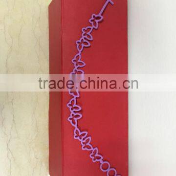 2016 Promotional popular hollow silicone choker necklace