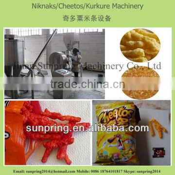 2015 new type Kurkure cheetos nik naks making machine