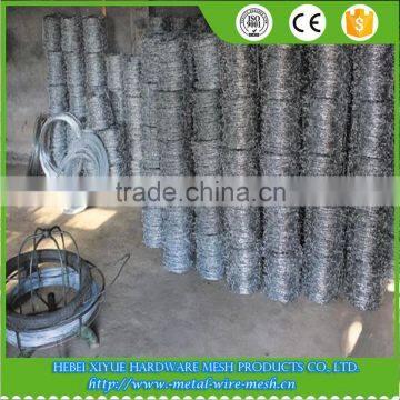 Weight of galvanized barbed wire per meter length