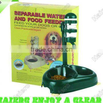 Pet Pole-type drinking dual-bowl 500ml P604: