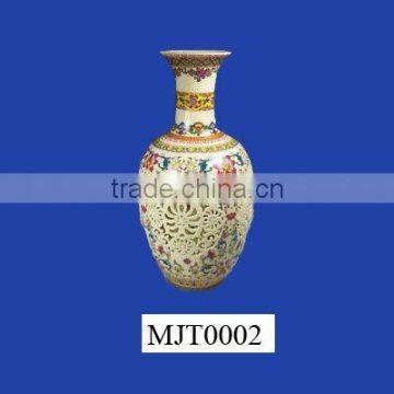 Decorative ceramic qing dynasty antique vase