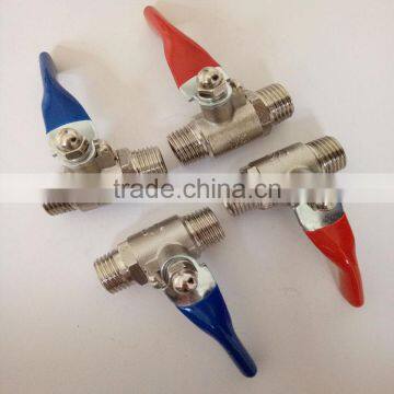 Npt Pneumatic Cheap Small Mini Brass Ball Valve for Water Air Oil and Gas Brass Ball Valve photo-4