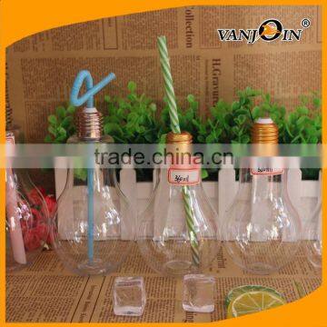 New Style Transparent PET 700ml Bulb Bottles LED Light Available photo-5