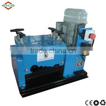 BS-009 1-40mm range electronic automatic industrial scrap copper cable wire cutting stripping machine