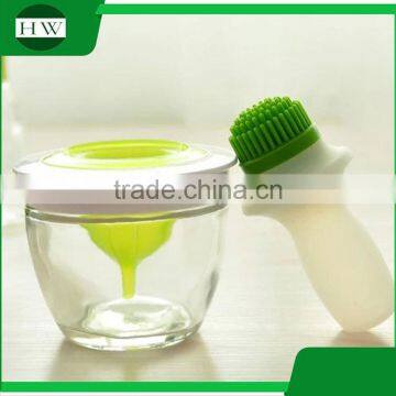Kitchen Accessories Diy Tool Silicone Baking Cooking Bbq Barbecue Brush Oil Bottle Brush photo-2