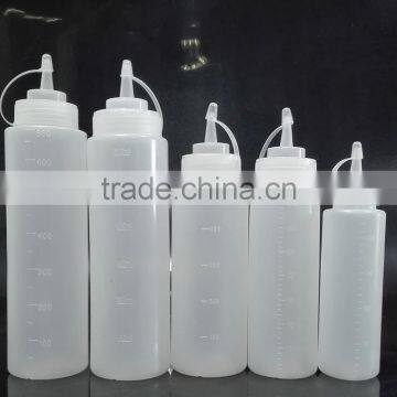 600ml Squeeze Bottle Sauce Packing Bottles Plastic Squeeze Bottle