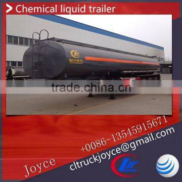 3 Axles Hydrochloric Acid Or Sulfuric Acid Transporting Trailer