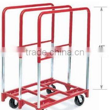 27 1/2" x 38 1/2 Vinyl Coating Red Panel Cart photo-4