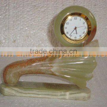 Top Qulaity GOOD QUALITY New Design 2017 CLOCKS ONYX MARBLE HANDICRAFTS photo-2