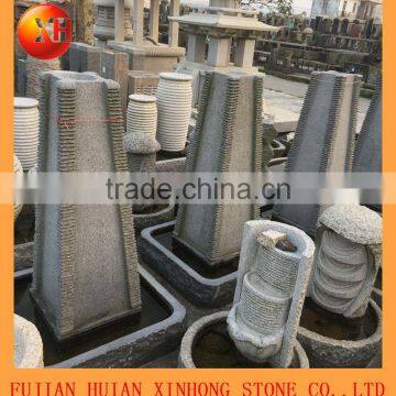 Column Granite Stone Water Fountain photo-2