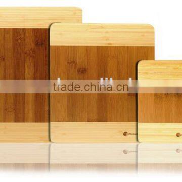 Set Of 3 Thick Strong Bamboo Cutting Board With Beautiful White Edge photo-2