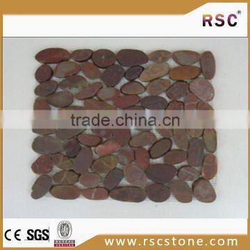 Red pebble stone placemats